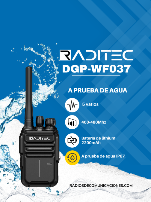 Radio de Comunicación - Raditec -DGP-WF015